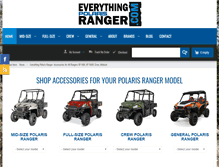 Tablet Screenshot of everythingpolarisranger.com